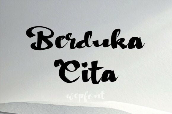Berduka Cita Font - Featured Image
