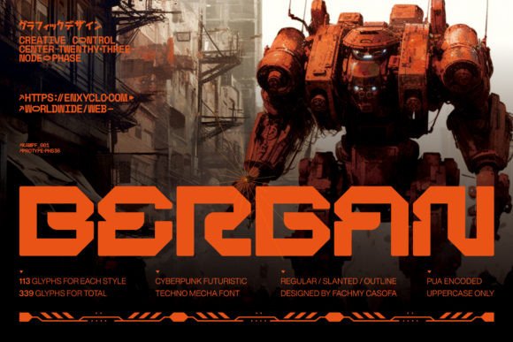 Bergan Font - Featured Image