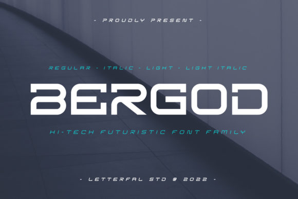 Bergod Sans Serif Font - Featured Image