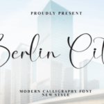 Berlin City Font - Featured Image