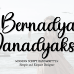 Bernadya Danadyaksa Font - Featured Image