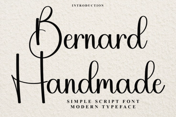 Bernard Handmade Font - Featured Image