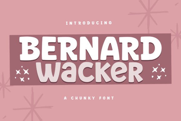 Bernard Wacker Font - Featured Image
