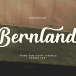 Bernland Font - Featured Image