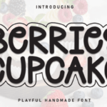 Berries Cupcake Font - Featured Image