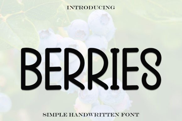 Berries Font - Featured Image