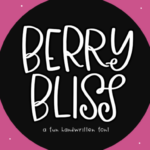 Berry Bliss Font - Featured Image