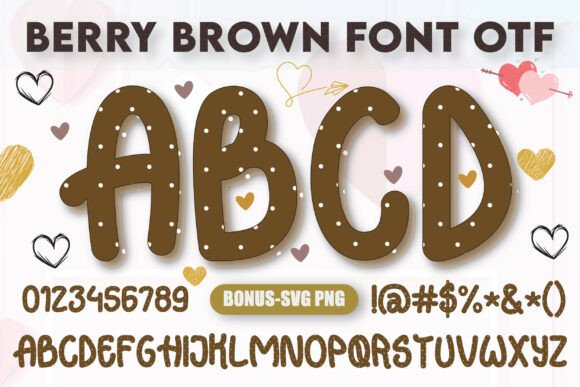 Berry Brown Font - Featured Image
