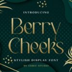 Berry Cheeks Font - Featured Image