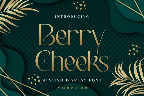 Berry Cheeks Font - Featured Image