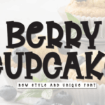Berry Cupcake Font - Featured Image