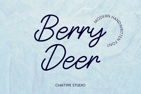 Berry Deer Font - Featured Image