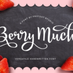 Berry Much Font - Featured Image