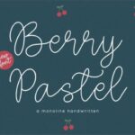 Berry Pastel Font - Featured Image