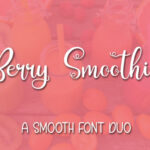 Berry Smoothies Font - Featured Image