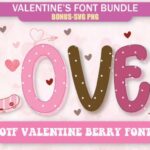Berry Valentine's Bundle Font - Featured Image
