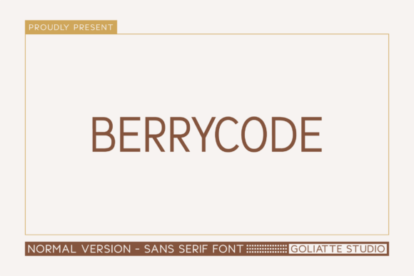 Berrycode Font - Featured Image