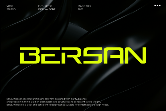 Bersan Font - Featured Image