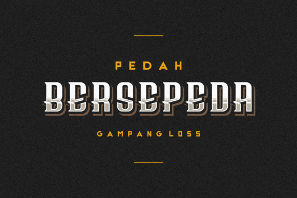 Bersepeda Font - Featured Image