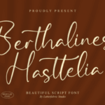 Berthalines Hasttelia Font - Featured Image