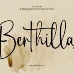 Berthillas Font - Featured Image