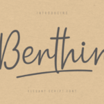 Berthin Font - Featured Image