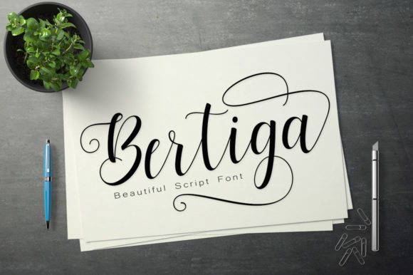 Bertiga Font - Featured Image