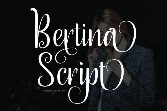 Bertina Script Font - Featured Image
