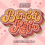Bertod Retro Font - Featured Image