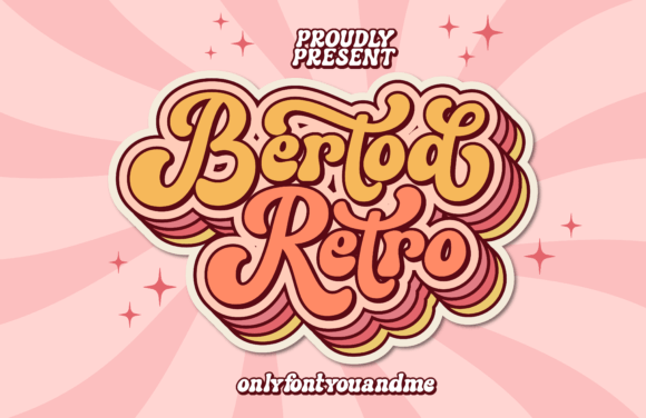 Bertod Retro Font - Featured Image
