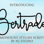 Bertrade Font - Featured Image