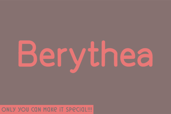 Berythea Font - Featured Image
