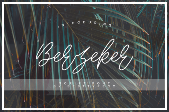 Berzeker Font - Featured Image