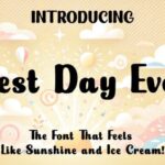Best Day Ever Font - Featured Image