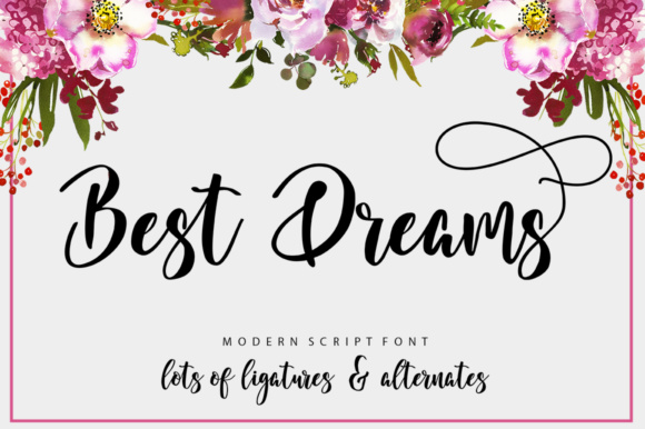 Best Dreams Font - Featured Image
