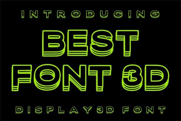 Best Font 3d Font - Featured Image
