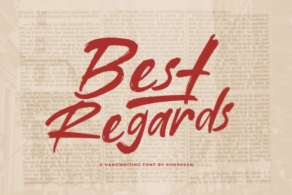 Best Regards Font - Featured Image
