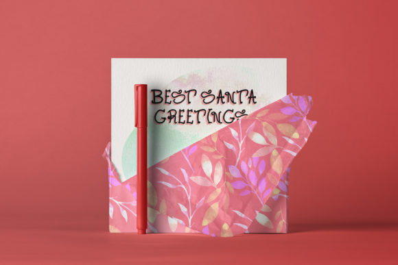 Best Santa Greetings Font - Featured Image