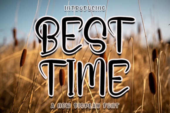 Best Time Font - Featured Image