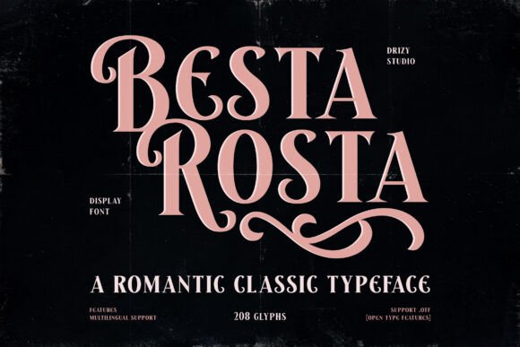 Besta Rosta Font - Featured Image