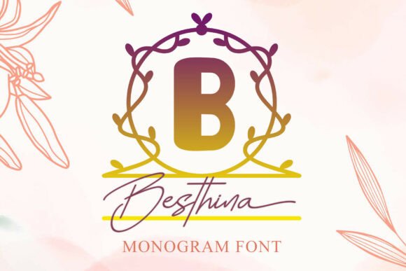 Besthinamonogram Font - Featured Image