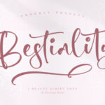 Bestiality Font - Featured Image