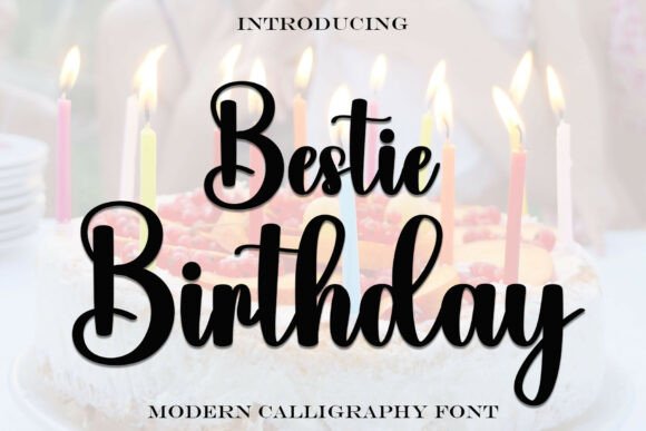 Bestie Birthday Font - Featured Image