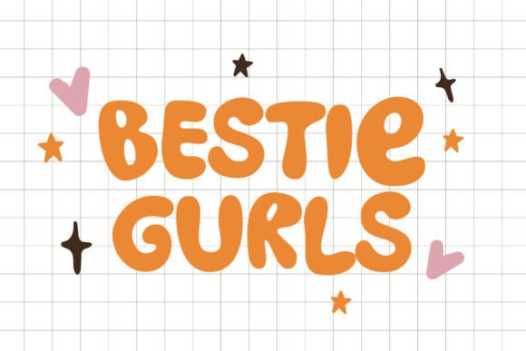 Bestie Gurls Font - Featured Image
