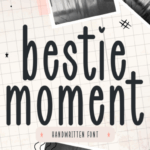 Bestie Moment Font - Featured Image