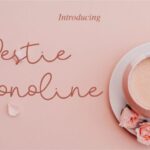 Bestie Monoline Script Font - Featured Image