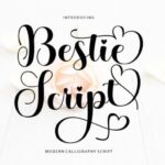 Bestie Script Font - Featured Image