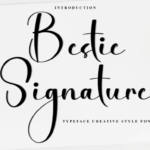 Bestie Signature Font - Featured Image