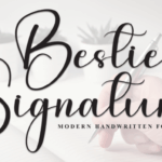 Bestie Signature Font - Featured Image