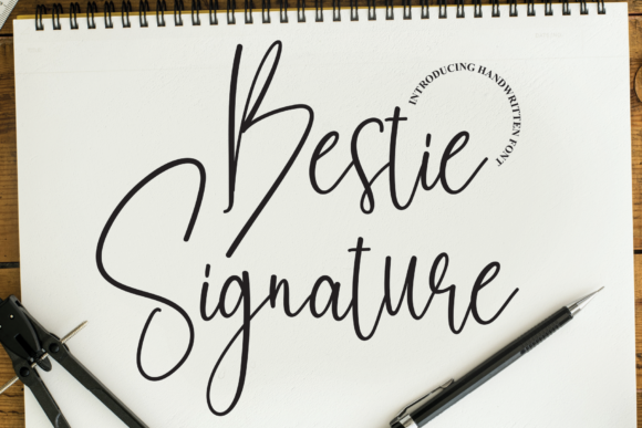 Bestie Signature Font - Featured Image